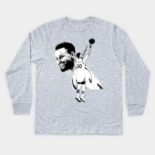 Curry - the swish master Kids Long Sleeve T-Shirt